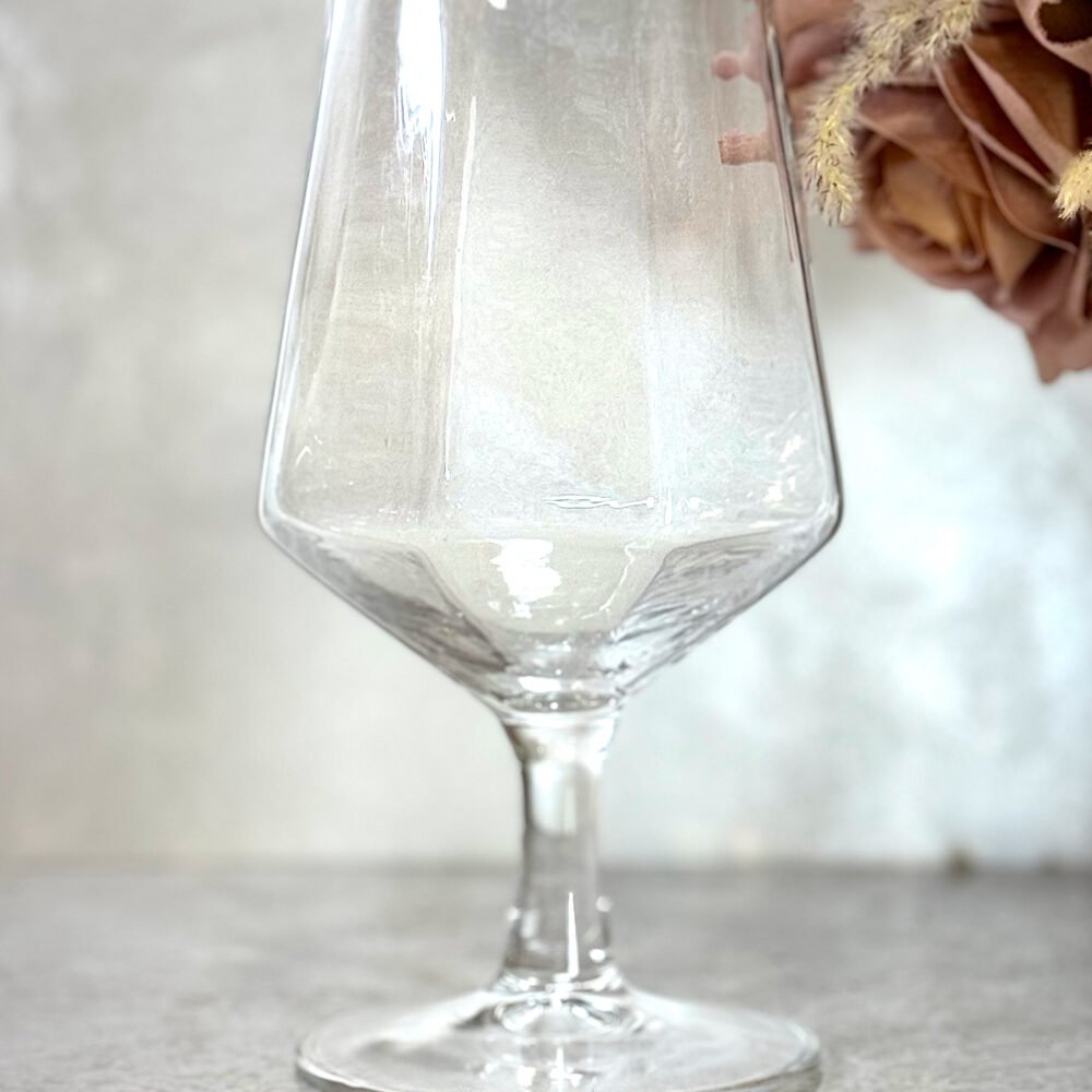 Ensemble de 6 Coupes en Verre Transparent avec Bord Doré – Élégance et Raffinement pour Vos Boissons