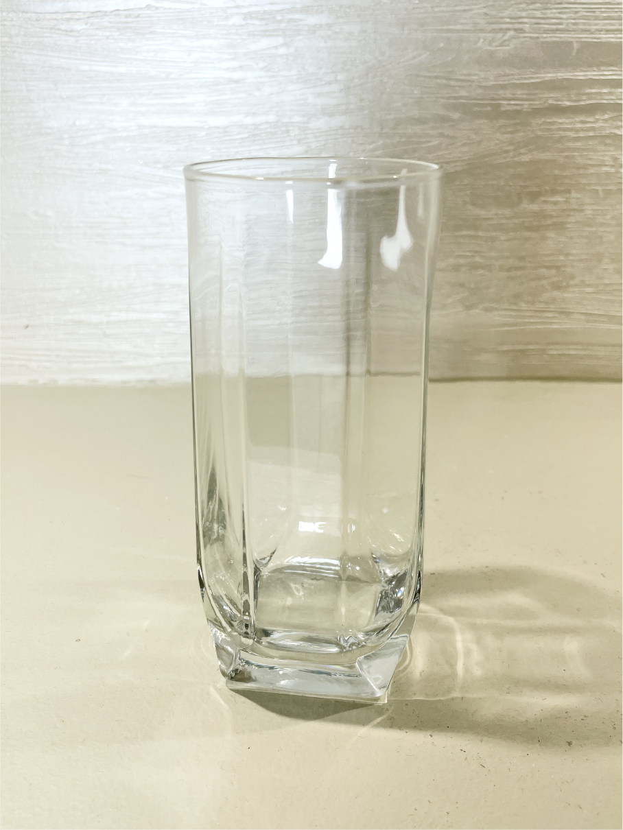 Ensemble de 6 Verres Hauts Transparents