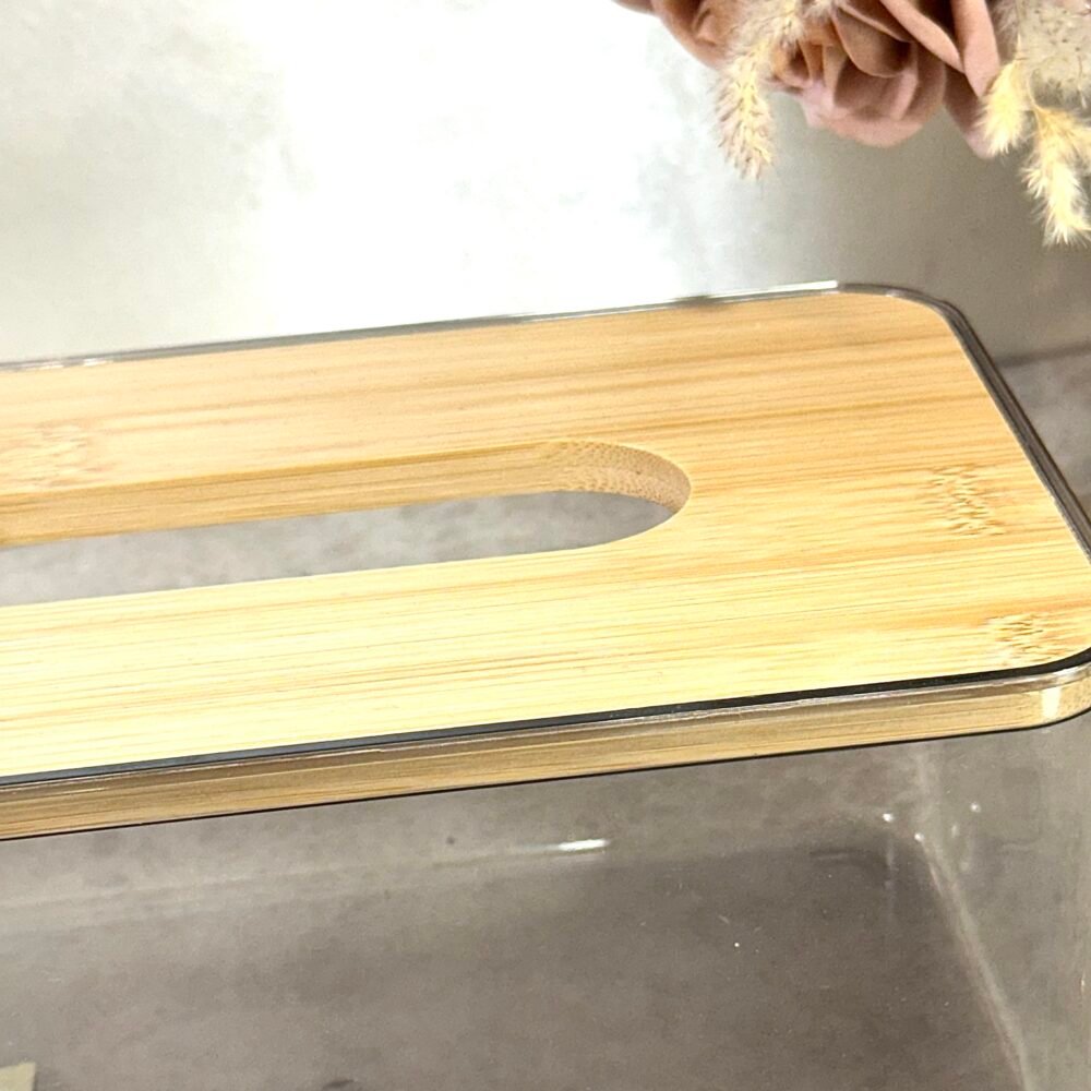 Boîte à Mouchoirs en Bambou – Élégance Minimaliste et Pratique pour un Intérieur Raffiné